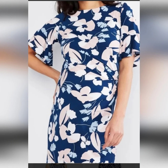 Taylor for A Pea in The Pod floral maternity dress. Size small NWT - Picture 2 of 8